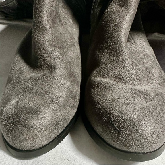 CHARLES BY CHARLES DAVID Gammon Gray Western Over-The-Knee Cowboy Boot Size 8.5 - Picture 7 of 11